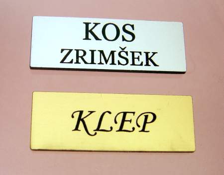 tablice z imeni za nabiralnik